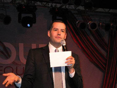 Ross Matthews, Ross The Intern from The Tonight Show, Out for Equality Inaugural Ball 2009